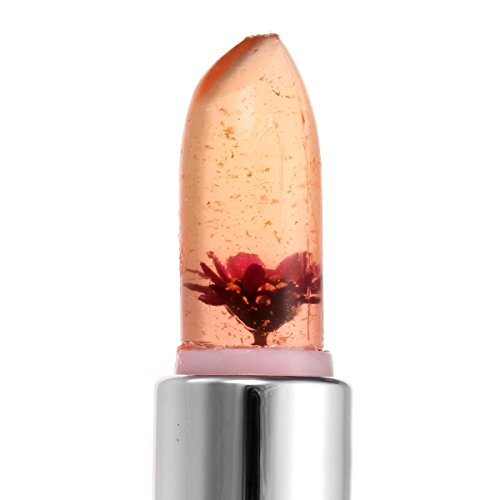 Jelly Lippenstift, LuckyFine Blume Jelly Farbwechsel Lippenstift Farbe Wechselnden Lippenstift Wasserdicht Temperaturwechsel Farbwechsel 8 Farben #03 - 6