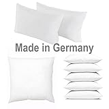 6er Set Kissenfüllung verschiedene Größen Kissenfüllung Füllkissen Kopfkissen Sofakissen Füllung Kissen Inlett Größe 50 x 50 cm