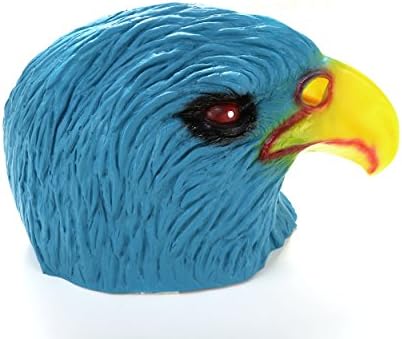 Parrot Bird Head Colour Mask Panto Fancy Dress Halloween One Size Fits All
