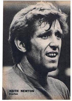 CHARLES Buchan Everton KEITH NEWTON old football magazine picture