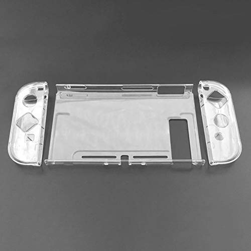 Preisvergleich Produktbild Pudincoco Transparent PC Schutzhülle Für Nintend Switch Abnehmbare Kristall Kunststoffschale Fall Unterstützung Basis Halter Konsole Liefert (transparent)