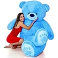 AVSHUB Teddy Bear for Girl for Kids, Cute Soft Giant for Girlfriends | Kids | Baby Children (3 Feet) (Blue) Valentine Day