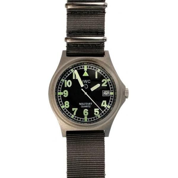 MWC W10 Orologio Automatico Uomo 1970's Pattern - Cassa Acciaio 316L Sabbiato, Quadrante Nero, Cinturino In Tessuto
