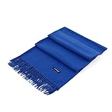 Modellnummer: WJ_NIUZAILAN  LeKuni XXL Schal Damen Herren Kaschmir Modeschal Pashmina langer Cashmere weicher warmer modischer Cape Umhang Unifarben（250，BAOLAN2）