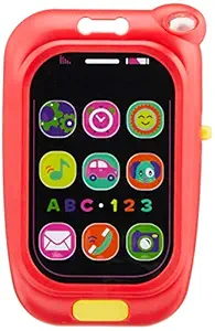 Ks Kids Plastic Intelligent Phone , Red