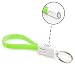 Produktbild innoGadgets Schlüsselanhänger USB Ladekabel/Datenkabel by Apple iPhone Lightning-Kabel – iTunes-Synchronisation und schnelles Aufladen – Nie Wieder Akku leer | Grün