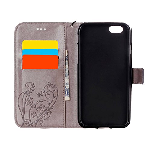 iPhone 7 H  lle Leder Brieftasche Handyh  lle Bumper Schutzh  lle Schale Sto  stange HuaForCity   iPhone 7 Schmetterling Blumen Schutz Fall Case Shell