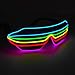 Price comparison product image Uarashi Light Up Shutter Flashing GlassesBest Party Favors, Club Glowing Shades, Neon EL Wire, Mask Decoration, EDM Multi-Color Rainbow Color, Music Festival Choices