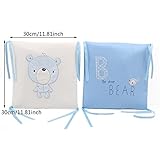 Beautylife66 Bettumradung Nestchen 6Stuecke Je30 * 30cm Baumwolle - 3