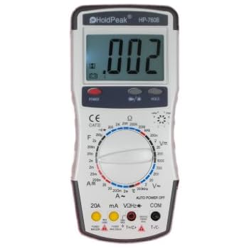 DIGITAL MULTIMETER W/TEMPERATURE - PROFESSIONAL DIGITAL MUTLIMETER - CE ...