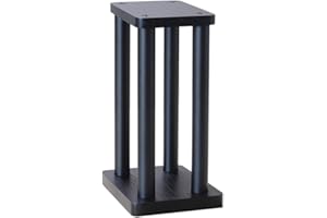 ZHENG HUI SHOP Supporto Per Diffusori Da Pavimento, Supporti Universali Per Diffusori, Supporto Per Diffusori Surround Da Teatro, Contiene Altoparlanti Satellitari E Da Scaffale ( Color : Black , Size : 70cm-D )