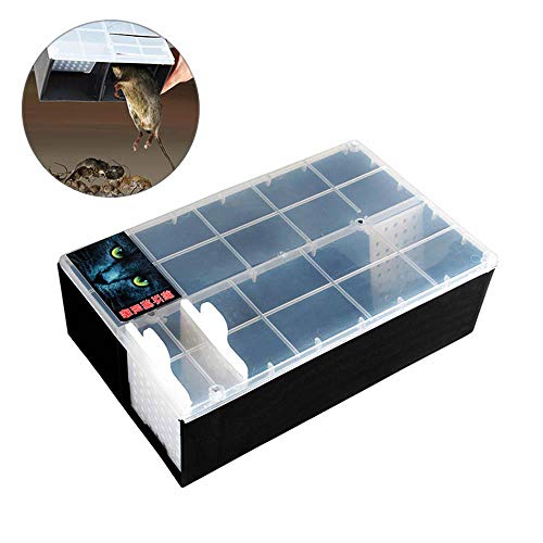 Preisvergleich Produktbild KOBWA Mäusefalle – vollautomatische und effiziente kontinuierliche Nagetierfalle – sicherer ALS Klebstoff und Gift, wiederverwendbarer und effektiver Innenmausefänger – sicher um Kinder Haustiere