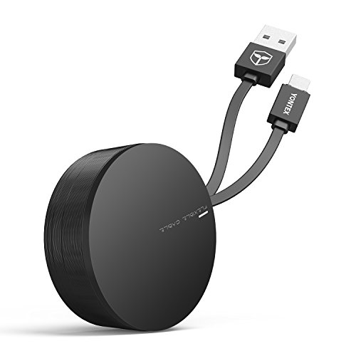 0.9M Einziehbares USB-Kabel 2 in 1 Lightning und Android Micro USB Ladekabel Datenkabel Sync Cord für Apple iPhone 7 7 Plus 6S 6S Plus 5 5S 5 C SE iPad mini Galaxy S7 Edge S6 S5 S4 S3 Note 2 3 4 5 von YONTEX