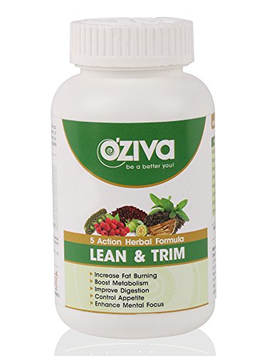 OZiva Lean & Trim, Natural Fat Burner with Power of 5 Herbs ( Garcinia, Rasberry Ketone, Ginseng, Hoodia, Green Tea Extract) - 120 Tablets RS.2145 (21.00% Off) - Amazon