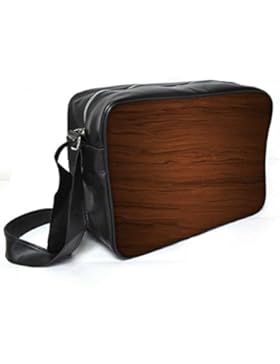 Snoogg Holz Textur Leder Unisex Messenger Bag für College Schule täglichen Gebrauch Tasche Material PU