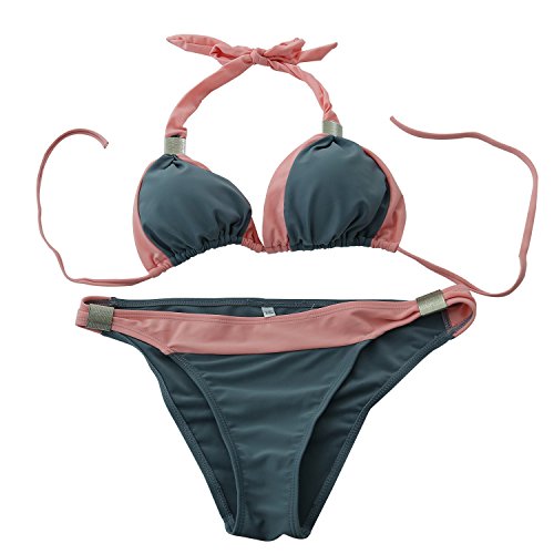 GWELL Damen Push Up Bikini Badeanzug - 4