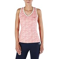 Ultrasport Amber Top Basic da Donna, in Cotone, per Sport all&rsquo;Aperto, con Dorso a Vogatore, Top a Spalline per Fitness, Corsa, Camminata, Arrampicata, Tanktop con Incrocio Sulla Schiena, Corallo, 2XL