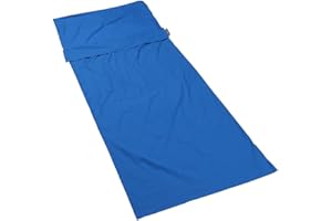 Lifeventure 100% Cotton Sleeping Bag Liner Lightweight Travel and Camping Sheet to Use Alone or to Add Warmth to Sleeping Bag With Polygiene Odour Control