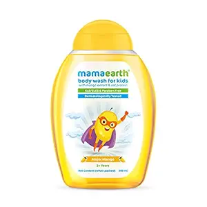 Mamaearth Major Mango Body Wash For Kids with Mango & Oat Protein - 300 ml