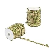 FÜR BASTEL-UND DEKORATIONSARBEITEN JEDER ART: Die künstlich Efeu ist gut verarbeitet, lässt sich gut biegen, verarbeiten, schneiden, formen, einbinden usw, passt hervorragend zu Ihre Bastel Idee.