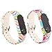 Produktbild VAN-LUCKY 2ST Ersatz Bands mit , für Xiaomi Mi Band 2 Mehrfarbig Wasserdichter Ersatzband (No Tracker)