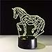 Produktbild Cmhai   Usb Neuheit Geschenke 7 Farben Ändern Tier Pferd Led Nachtlichter 3D Led Schreibtisch Tischlampe Als Dekoration Billig Großhandel