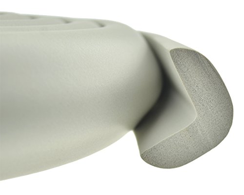 FiveSeasonStuff® All Season Foam Cushion Table Edge Corner Guards / Edge Protectors / Edge Cushion / Edge Guards / Baby Proofing Child Proofing / Choose from Below Kits (Jumbo L-Profile Edge Protector Grey 1pc 2Metre (T:5-14mm) LM97-A)