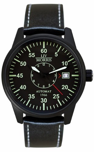 LIV MORRIS Automatikuhr / mechanische Herrenuhr Modell 'Hanse 1966 Lneburg'
