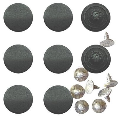 8 Metallnöpfe Jeansknöpfe schwarz,Metall-, Jeans- Knopf Knöpfe,Nähfreiknöpfe im Polybeutel, m-sw-13 - 3