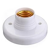 portalamparas superficie Ideal para bombillas o luces con enchufes candelabro que necesitan ser convertidos a una base media estándar.