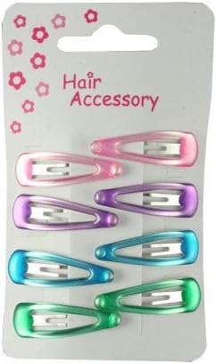 8 Girls Pastel Mini Hair Slides IN8223