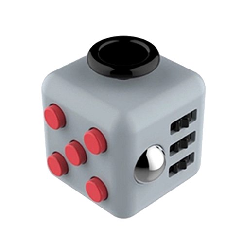 L-FENG-UK Fidget Toy Cube Relieves Stress and Anxiety for Children and Adults(White Red) L-FENG-UK Fidget Toy Cube Relieves Stress and Anxiety for Children and Adults(White Red)