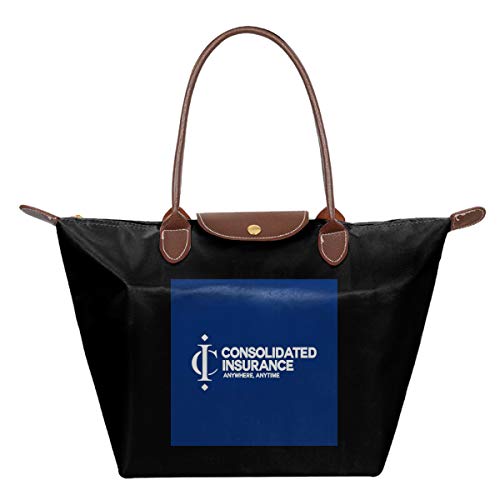 Preisvergleich Produktbild UGHUIHG Konsolidierte Insurance Mission Impossible Wasserdichte Leder gefaltet Messenger Nylon Tasche Reise Tote Hopping Faltbare Schule Handtasche