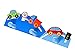 Colourful Wooden Car and Lorry Decorated Height Chart and Triple Coat Hooks Wall Hooks - Car Themed Boys Bedroom Accessories