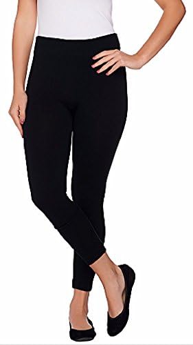 Muk Luk's Faux Mink Lined thick tights - BLACK (Small)