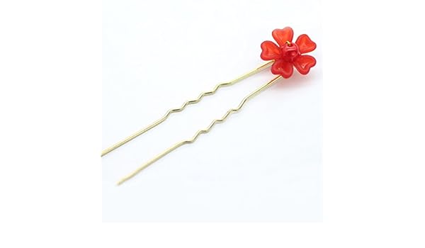 Bride Headdress Frosted Flower Hair Ushaped Hairpin Hair Fork