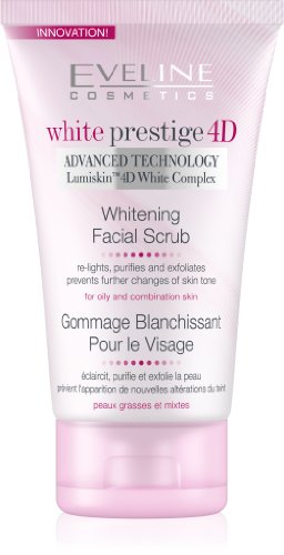 Eveline Cosmetics - Whitening Facial Scrub 150ml * WHITENS , EXFOLIATES & PURIFIES*