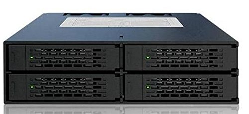 Icy Dock ToughArmor MB994SP-4SB-1 - Backplane für 4x 2,5 Zoll (6,4cm) SATA SSD/HDD in 1x 5,25 Zoll (13,3cm) - Vollmetall