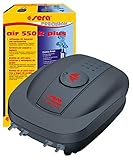 550 l/h bei 8 Watt sera 08816 air 550 R plus - Luftpumpe für Aquarien 550 l/h bei 8 Watt - extrem leise, energiesparend, langlebig, elektronisch regelbar, 4 Luftausgänge