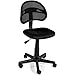 I.Sunny Mesh Medium Back Office Task Chair Height Adjustable Computer Chair Swivel Study Chair without Armrest ,Black