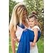 Sukkiri Adjustable Ring Sling Baby Carrier, Bright Blue