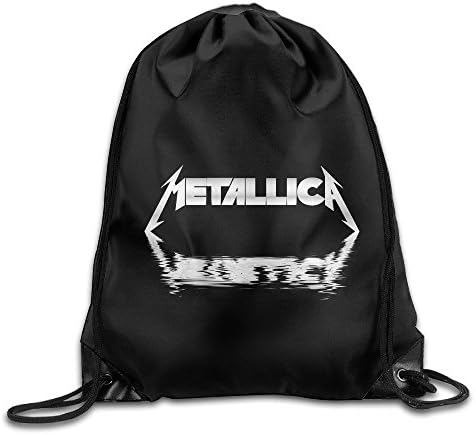 Metallica Art Design Cool Concert Cool Gym Bag Drawstring Backpack