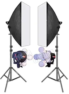 OCTOVA Simpex PRO HD LED LITE 5 Soft Led Photo & Video Light Softbox Lighting Kit (2) for YouTube Videos Shooting, Videography, Portrait,Product Photography,Studio Lights for Photography