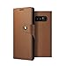 Produktbild Samsung Galaxy Note 8 Hülle, VRS Design® Leder Schutzhülle [Braun] Schlanke Prämie Leder Tasche Stoßsichere Lederhülle Brieftasche Case mit 3 Kartenfach [Daily Diary] für Galaxy Note 8 (2017)