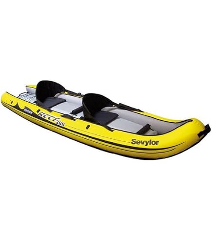Pagaie Sevylor K Compact 230 Cm - Double - Aluminium Et Fibre De Verre - Réglable - Pour Kayak/Canoë