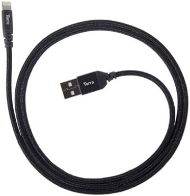 Torrii kevable – Reinforced USB to Lightning Cable 1 m Black