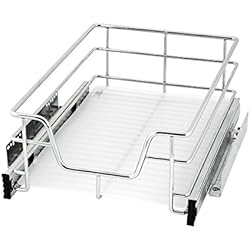 bremermann tiroir télescopique, tiroir de cuisine télescopique avec tablette, 40 cm