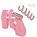 Produktbild Männliches kurzes Keuschheitskäfiggerät Pink Male Short Chastity Cage Device Pink