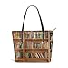Produktbild Sotyi-ltd Bücherregal, Bücherregal, Bücherwurm, Lesen, Strandtasche, Reisetasche, Spielzeugtasche, Einkaufstasche, Schultertasche für Damen und Mädchen