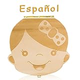 [Caja de dientes para bebés] El diente deciduo es un par de dientes cuando nace la persona. El cambio de dientes representa el proceso de crecimiento gradual del bebé durante el período del niño, así que use la caja de dientes para salvar este diente deciduo significativo.